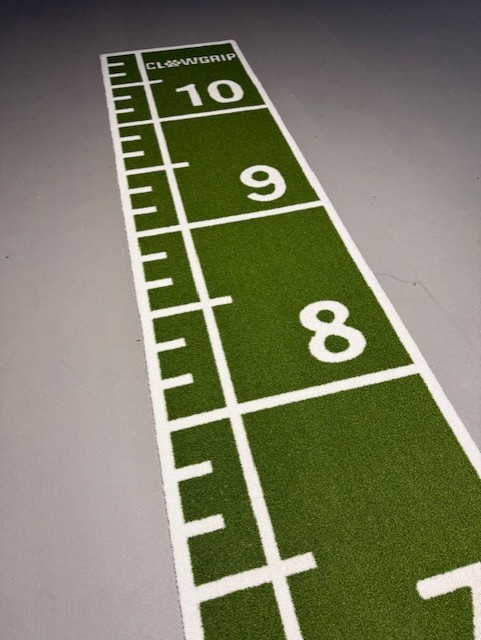 CLAWGRIP SPRINTTRACK NUMBERS PRO 1x10m GROEN/WIT - Afbeelding 9