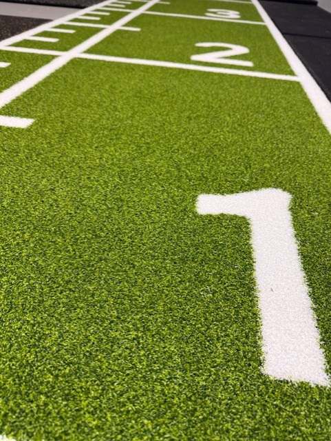 CLAWGRIP SPRINTTRACK NUMBERS PRO 1x10m GROEN/WIT - Afbeelding 8