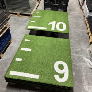 Sportgras CIJFERSET 1-10 GROEN/WIT pakket DEMO