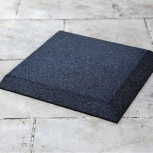 Hoek 50x50x3cm - Zwart